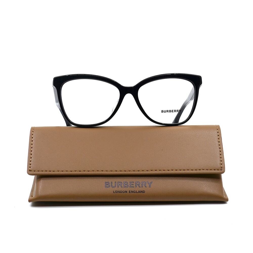 NEW BURBERRY BE2364F 3001 BLACK AUTHENTIC EYEGLASSES FRAME - Picture 8 of 13